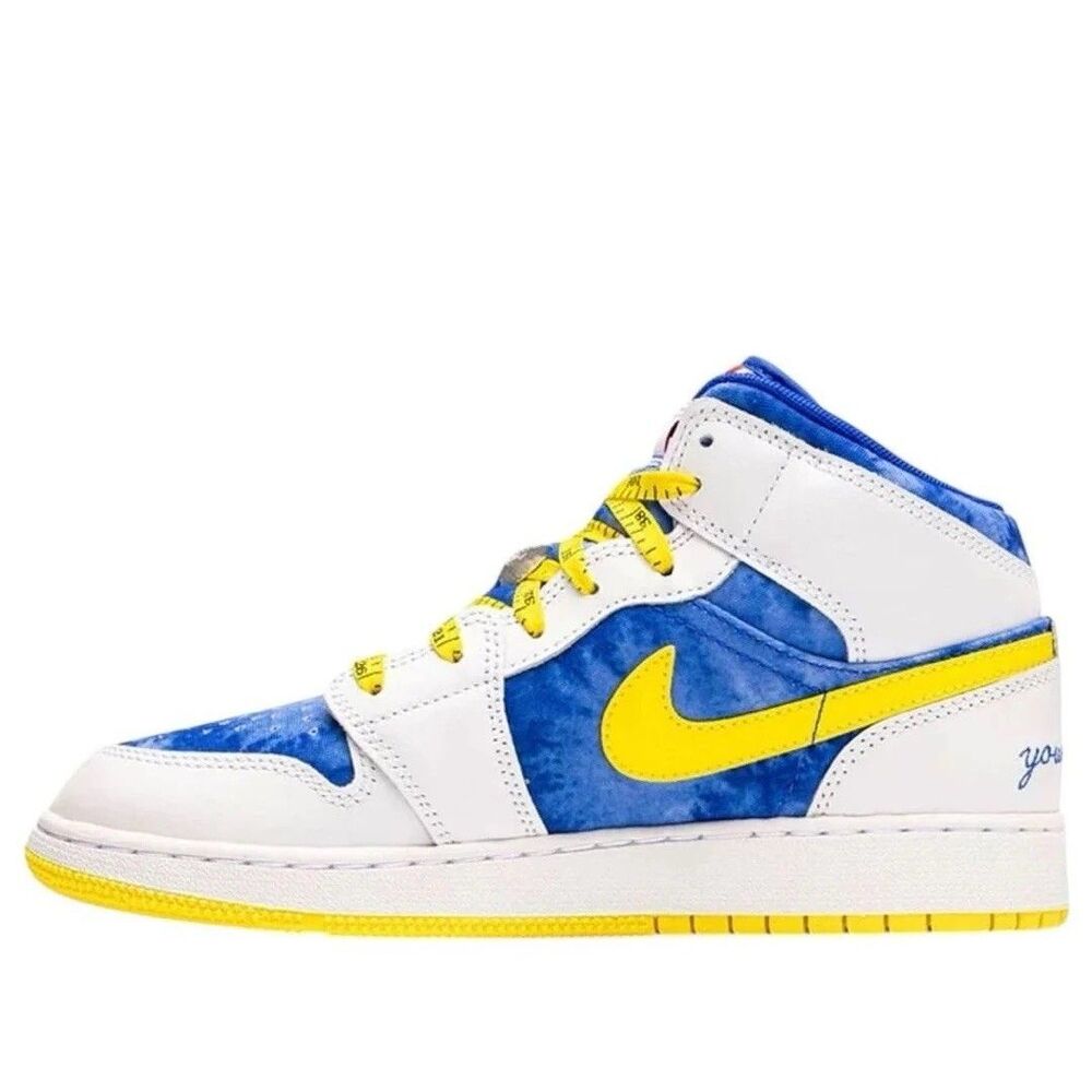 Air Jordan 1 Mid GS Sneaker School Kids Size 6.5Y/Womens 8 FZ3945-100
